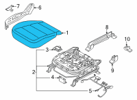 OEM 2022 Kia Telluride Pad U Diagram - 88200S9000ONA