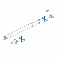 OEM 2012 Ford E-350 Super Duty Universal Joints Diagram - 3G3Z-4635-A