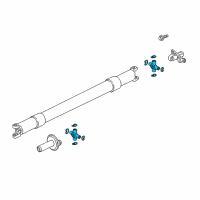 OEM 2018 Ford Transit-250 Universal Joints Diagram - 3G3Z-4635-A