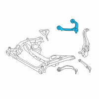 OEM 2021 BMW 745e xDrive Rubber Mount Wishbone, Top Diagram - 31-10-6-868-530