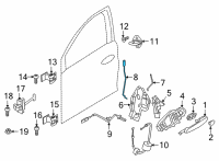 OEM 2022 BMW 228i xDrive Gran Coupe OPERATING ROD, DOOR FRONT LE Diagram - 51-21-7-474-341