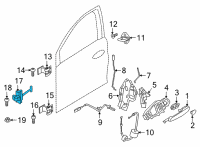 OEM BMW M235i xDrive Gran Coupe FRONT DOOR BRAKE Diagram - 51-21-7-447-993