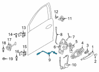 OEM 2022 BMW 228i xDrive Gran Coupe BOWDEN CABLE, DOOR OPENER, F Diagram - 51-21-7-474-350