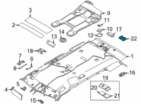 OEM Kia Carnival LAMP ASSY-CARGO Diagram - 92620A9000BSU