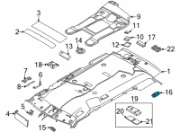 OEM 2022 Kia Carnival Lamp Assembly-Rear PERSO Diagram - 92860R0000BSU