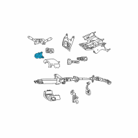 OEM 2007 Jeep Liberty Switch-Hazard Warning Diagram - 56010158AD