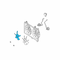 OEM 2007 Lexus SC430 Fan Diagram - 16361-50100