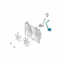 OEM 2006 Lexus SC430 Motor, Cooling Fan Diagram - 16363-20300