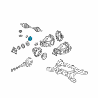 OEM 2005 Dodge Magnum Bearing-Differential Diagram - 52111478AB