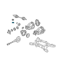 OEM 2007 Chrysler 300 Mount-Differential Diagram - 4578191AA