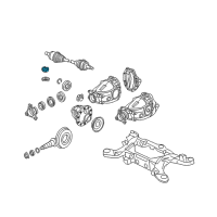 OEM 2014 Chrysler 300 Mount-Differential Diagram - 4578085AA