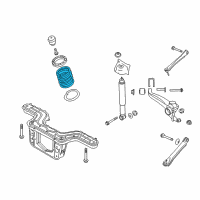 OEM Ford Escape Coil Spring Diagram - 9M6Z-5560-D