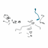 OEM 2018 Toyota Corolla iM Upper Oxygen Sensor Diagram - 89467-12260