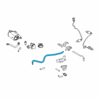 OEM 2021 Toyota C-HR Vacuum Hose Diagram - 23826-37280