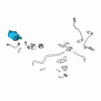 OEM 2021 Toyota C-HR Vapor Canister Diagram - 77740-10160