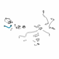 OEM 2021 Toyota C-HR Vent Hose Diagram - 77404-10050