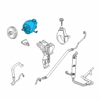 OEM 2002 Cadillac Escalade EXT Pump Asm-P/S Diagram - 15077397