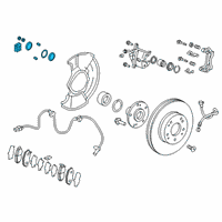 OEM Caliper Set, FR. Diagram - 01463-SDA-A01