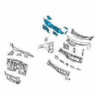 OEM 2008 Chrysler Pacifica Panel-Dash Diagram - 5054375AC