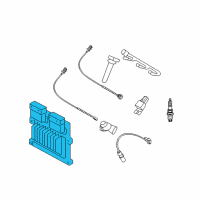 OEM 2008 Kia Optima Engine Ecm Control Module Diagram - 391093E212