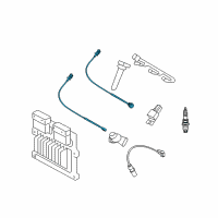 OEM Hyundai Santa Fe Sensor-Knock, RH Diagram - 39250-3E110