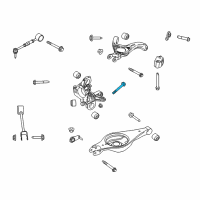 OEM 2022 Ford Mustang Hub Assembly Bolt Diagram - -W714333-S439