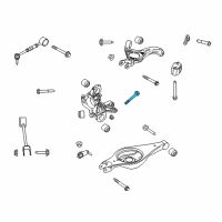 OEM 2019 Ford Police Interceptor Sedan Hub Assembly Bolt Diagram - -W714333-S439