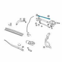 OEM 2006 Honda Accord Rod Unit A Diagram - 76540-SDA-A01