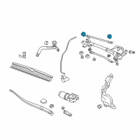 OEM 2005 Acura TSX Cap, Pivot Diagram - 76561-SDA-A01