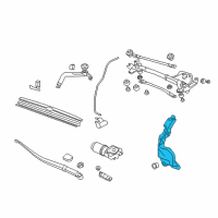 OEM 2007 Acura RDX Tank, Washer (2.5Left Front -Rear) Diagram - 76841-STK-A01