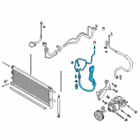 OEM 2018 Lincoln Continental Suction Tube Diagram - H3GZ-19972-A