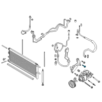 OEM Ford Upper Mount Bolt Diagram - -W503296-S442