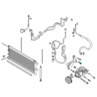 OEM 2017 Ford Fusion Upper Mount Bolt Diagram - -W503296-S442