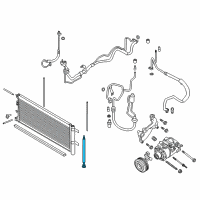 OEM Ford Fusion Drier Diagram - DG9Z-19C836-A