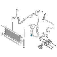 OEM Lincoln Continental Pressure Switch Diagram - G1BZ-19D594-A