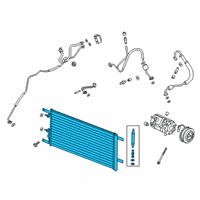 OEM 2021 Ford F-350 Super Duty Condenser Diagram - HC3Z-19712-D