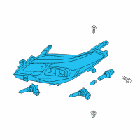 OEM 2013 Toyota Avalon Composite Assembly Diagram - 81150-07121