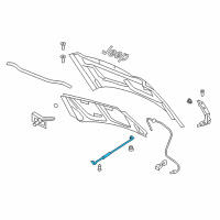 OEM 2009 Jeep Compass Hood Prop Diagram - 5160367AC