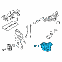 OEM 2021 Nissan Altima Pan Assy-Oil Diagram - 11110-5NA0B