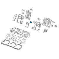 OEM 2017 Chrysler 300 CUPHOLDER Diagram - 5ZP61DX9AA