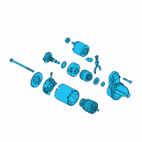 OEM 2018 Kia Soul REMAN Starter Diagram - 361002E200RU