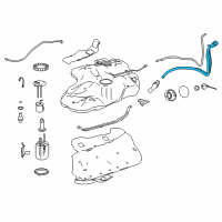 OEM 2017 Toyota Highlander Filler Pipe Diagram - 77201-0E130