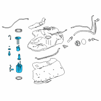 OEM 2019 Toyota Highlander Fuel Pump Diagram - 77020-0E090