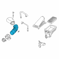 OEM Oldsmobile Bravada Duct Diagram - 25173861