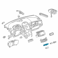 OEM 2016 Chevrolet Malibu Limited Hazard Switch Diagram - 23191937