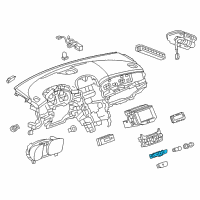 OEM 2013 Chevrolet Malibu Switch Asm-Hazard Warning & Accessory *Argt/Notusgf Diagram - 20902229