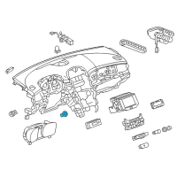 OEM 2014 Chevrolet Malibu Start Button Diagram - 22842161