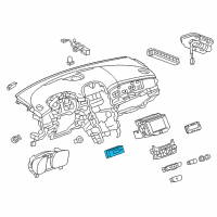 OEM 2015 Chevrolet Impala Heater Control Diagram - 13516013