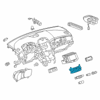 OEM Chevrolet Malibu Limited Dash Control Unit Diagram - 22854785