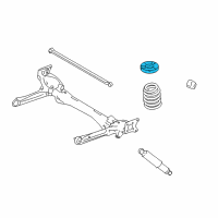 OEM 1995 Ford Windstar Spring Insulator Diagram - F58Z-5536-A